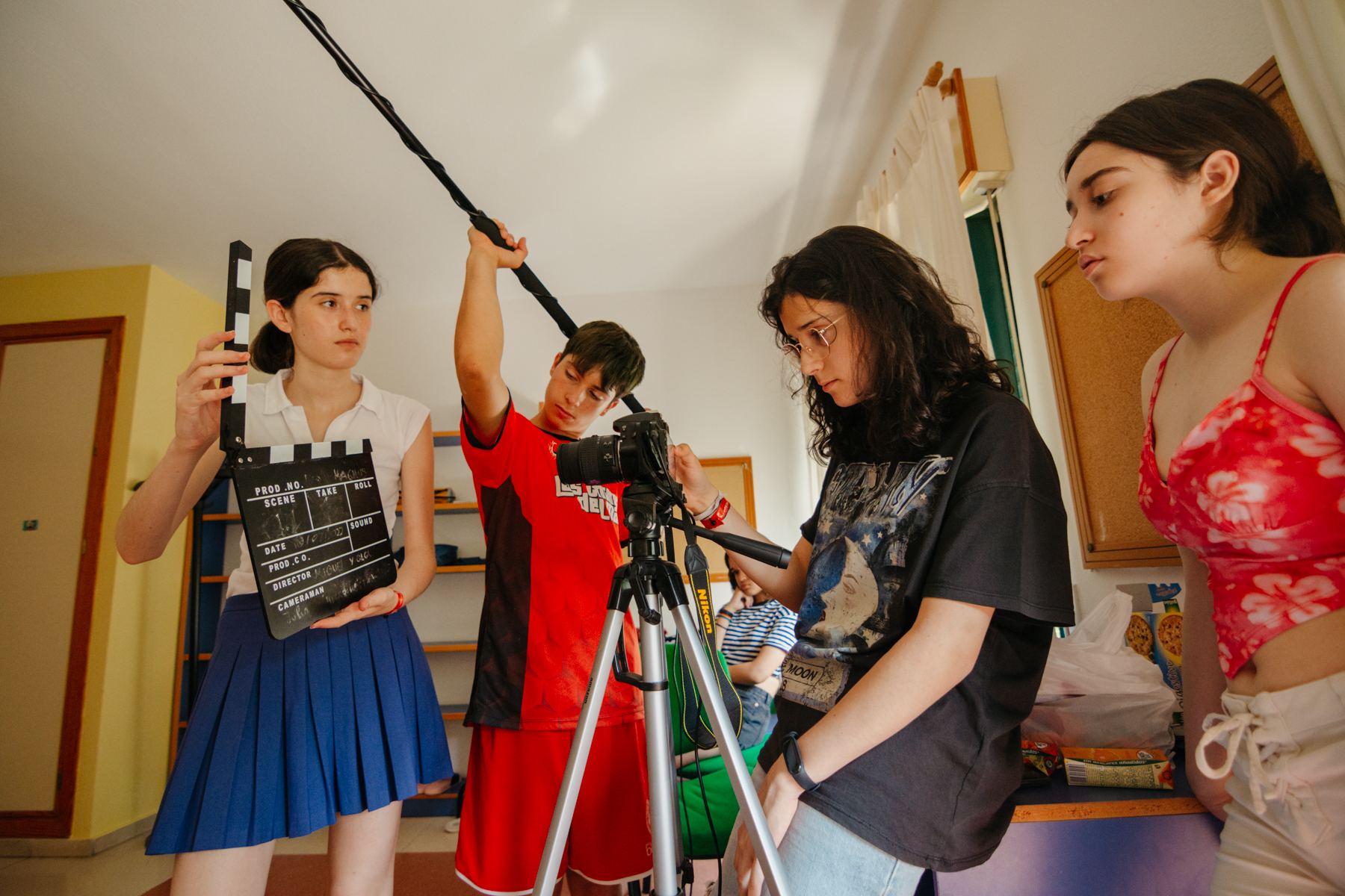 Rodando cortometraje de cine en Zamora