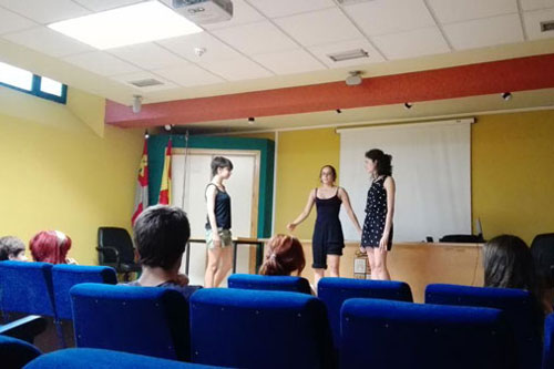 clase de teatro en Zamora