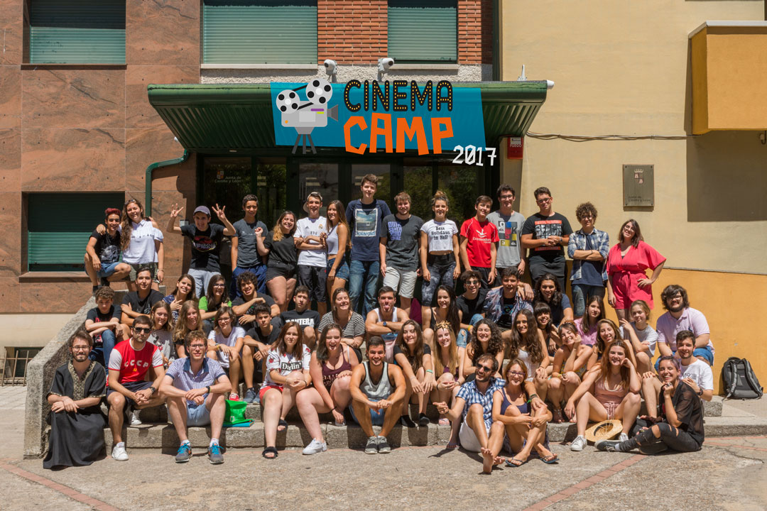 Alumnos de Cinema Camp Zamora que han disfrutado de un verano de cine